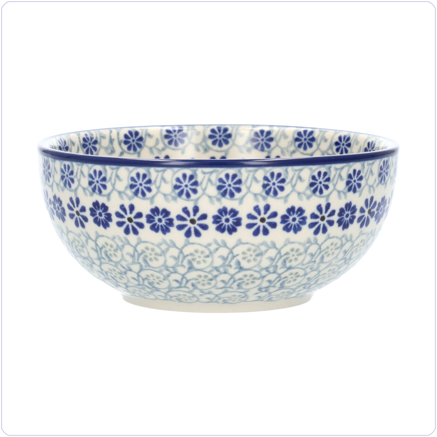 Bunzlau Rijstkom 500 ml Ø14 (2294) - Blue Fountain (2614)