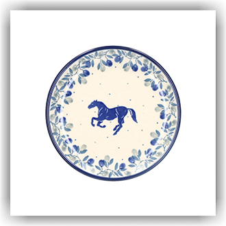 Bunzlau Cakebordje Ø12cm (2321) - Horse (2589)
