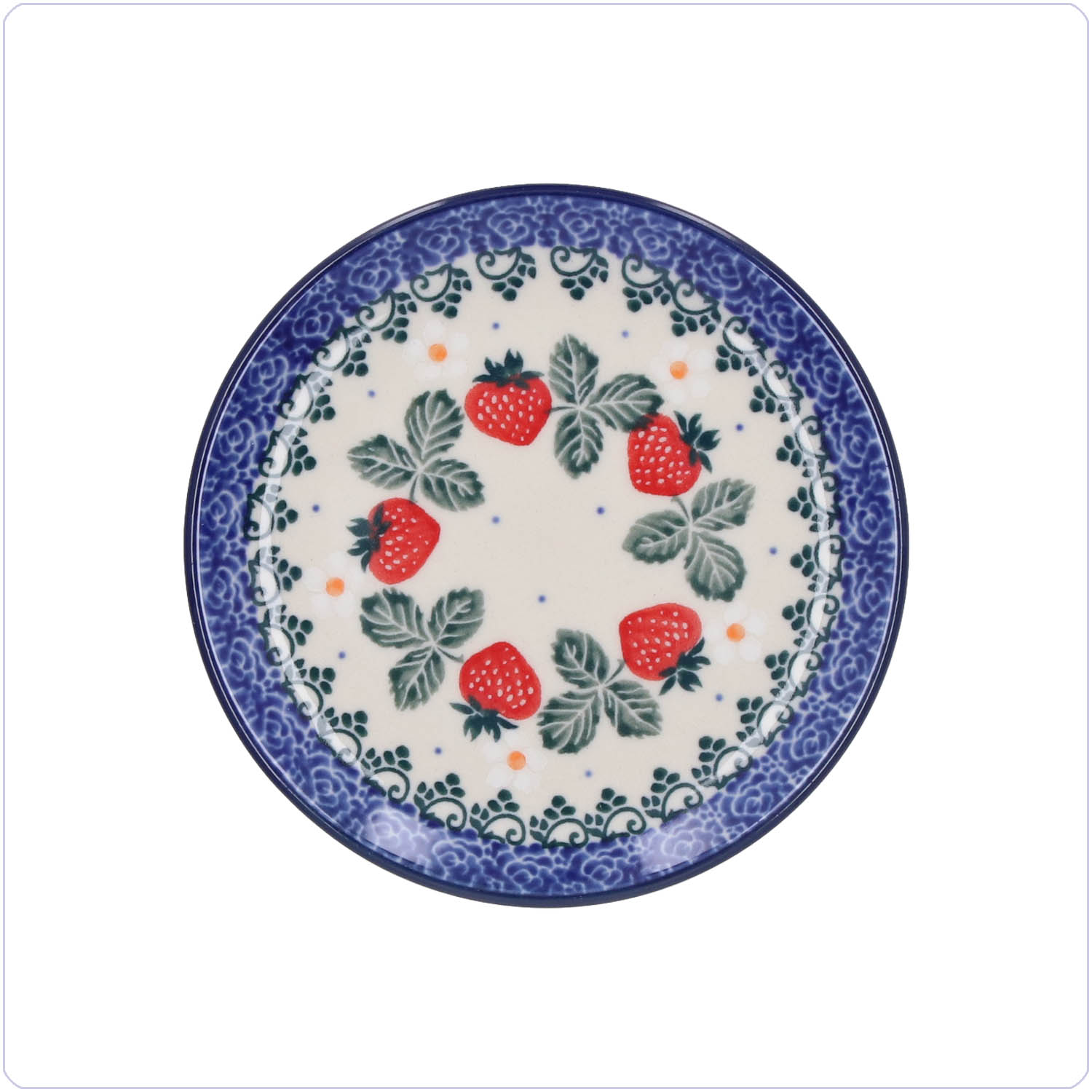 Bunzlau Cakebordje Ø12cm (2321) - Strawberry (3494)