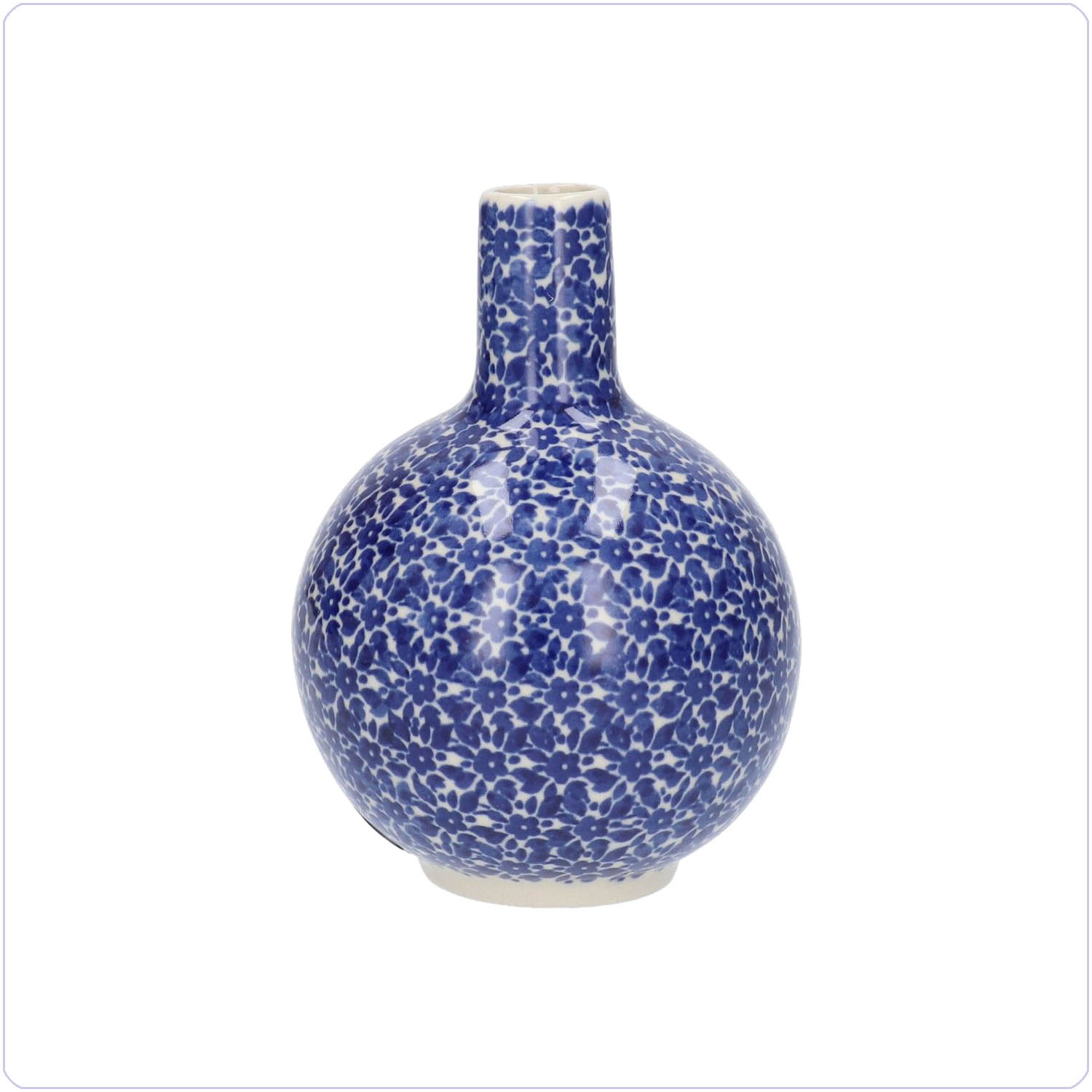 Bunzlau Vaas bolletje M (2347) - Indigo (2396)