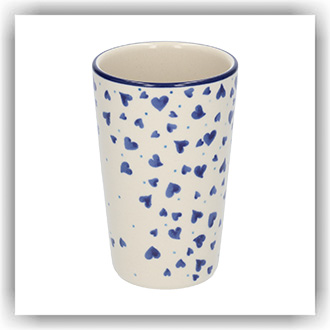 Bunzlau Tumbler L - 330ml (2349) - Hearts (2874)