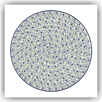 Bunzlau Groot pizzabord Ø33cm (2353) - Blue Olive (2506)