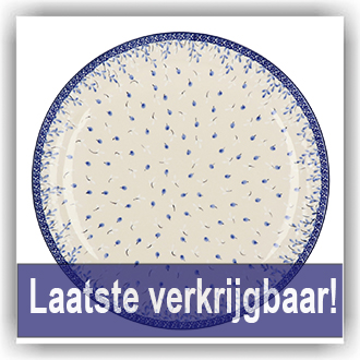 Bunzlau Groot plat pizzabord Ø33cm (2353) - Berry Dance (2389)