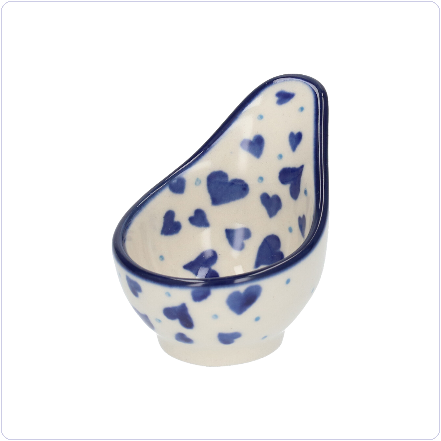 Bunzlau Maatbekertje/eierdop (2375) - Hearts (2874)