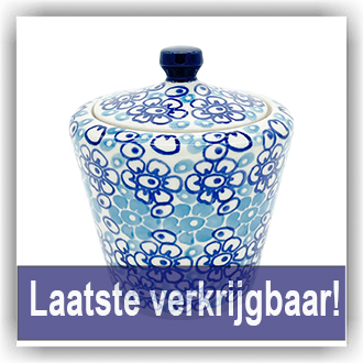 Bunzlau Strak potje met deksel (2457) -  (2544)