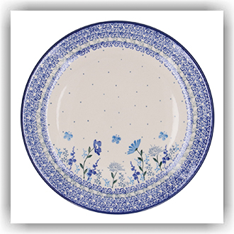 Bunzlau Plat dinerbord Ø25,5cm (2463) - Flower Meadow (3302)