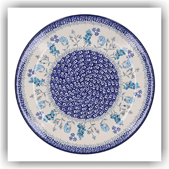 Bunzlau Plat dinerbord Ø25,5cm (2463) - Delicate Breeze (3304)