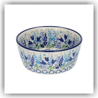 Bunzlau Strak schaaltje 350 ml Ø12 (2485) - Blue Garden (3316)