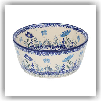 Bunzlau Strak schaaltje 570ml Ø14 (2486) - Flower Meadow (3302)