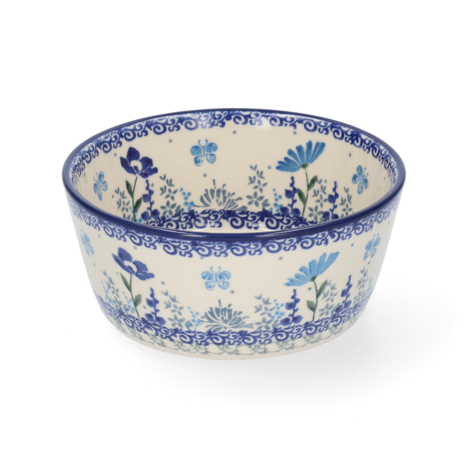 Bunzlau Strak schaaltje 570ml Ø14 (2486) - Flower Meadow (3302)