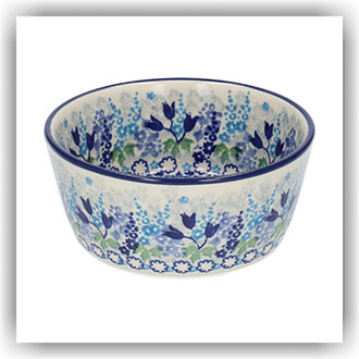 Bunzlau Strak schaaltje 570ml Ø14 (2486) - Blue Garden (3316)