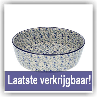 Bunzlau Strakke schaal 1700 ml Ø24 (2532) - Blue Olive (2506)