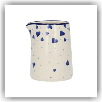Bunzlau Strak kannetje 150ml (2647) - Hearts (2874)