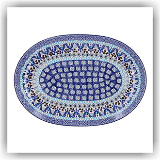 Bunzlau Wijde ovale schotel (2668) - Marrakesh (1026)