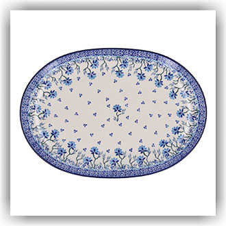 Bunzlau Wijde schotel 31,5x22cm (2668) - Daydream (2524)