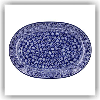 Bunzlau Wijde serveerschaal (2668) - Lace (884)