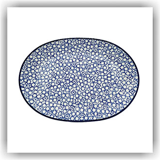 Bunzlau Wijde schotel 26,5x18,5cm (2669) -  (3355)