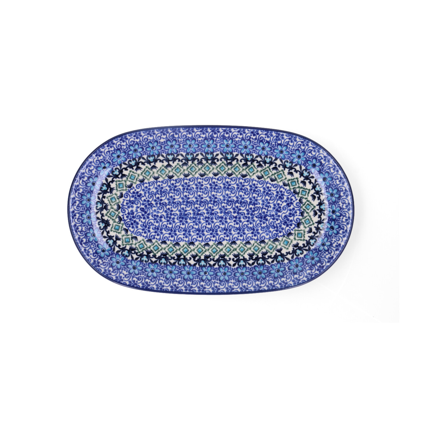 Bunzlau Ovale schotel 25,5x15cm (2673) - Lisboa (3400)