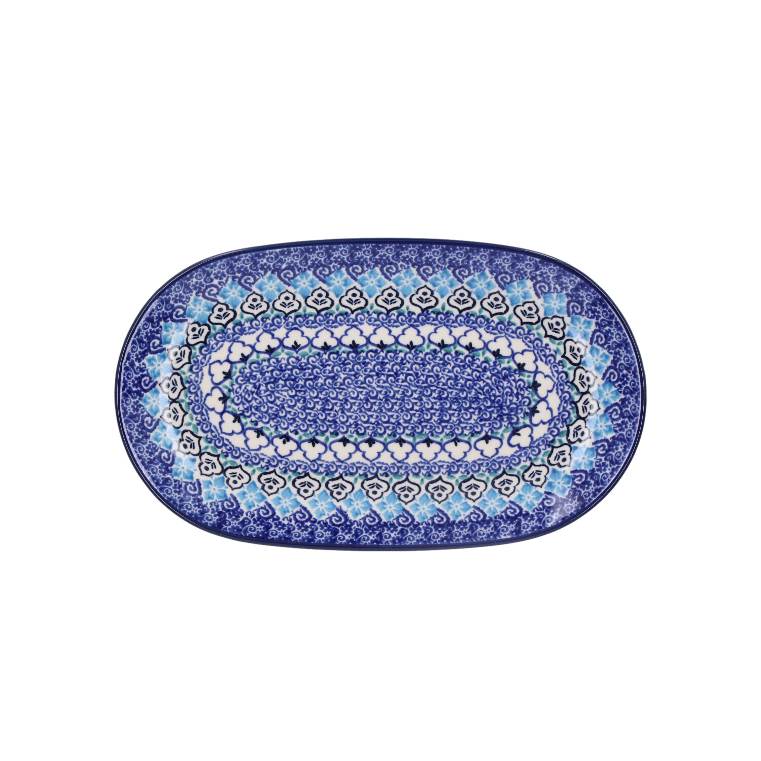 Bunzlau Ovale schotel 25,5x15cm (2673) - Porto (3403)