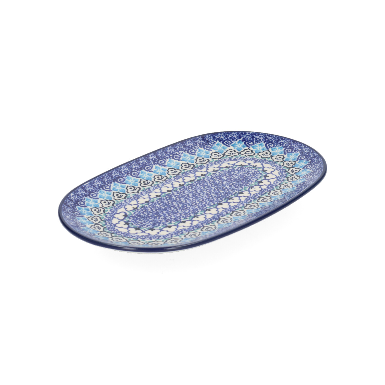 Bunzlau Ovale schotel 25,5x15cm (2673) - Porto (3403)