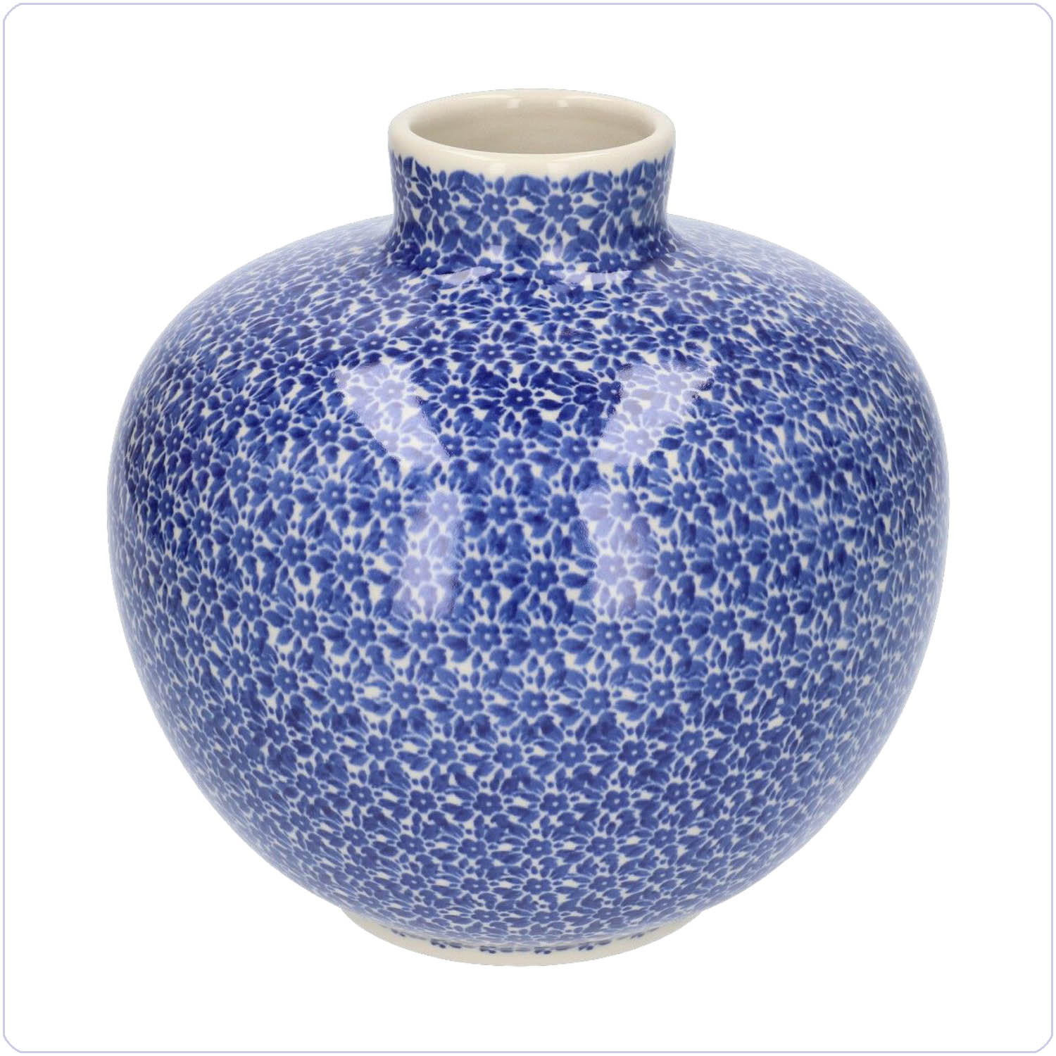 Bunzlau Bolle vaas (2718) - Indigo (2396)