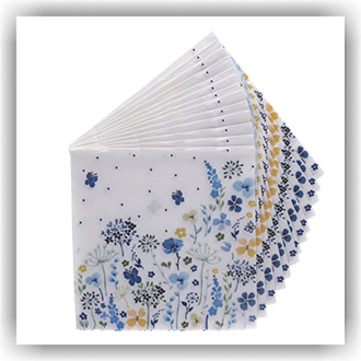 Bunzlau Servetten - Wild Flowers (3234)