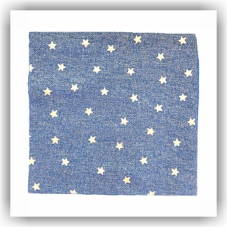 Bunzlau Tafelkleed White Stars 140x140 (3964)