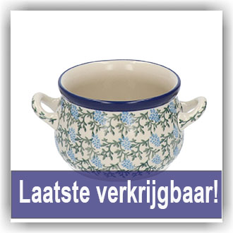 Bunzlau Soepkom met handvaten (601016) - Sweetheart (2859)