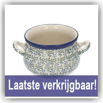 Bunzlau Soepkom met handvaten (601016) - Green Meadow (2861)