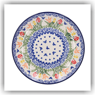 Bunzlau Ontbijtbord Ø20cm (601086) - Tulip Hearts (3369)