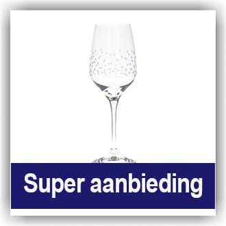 Bunzlau Glas witte wijn - Bubble 350ml (605157)