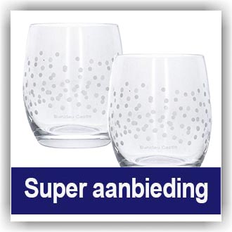 Bunzlau 2x Waterglas - Bubble 300ml (605159)