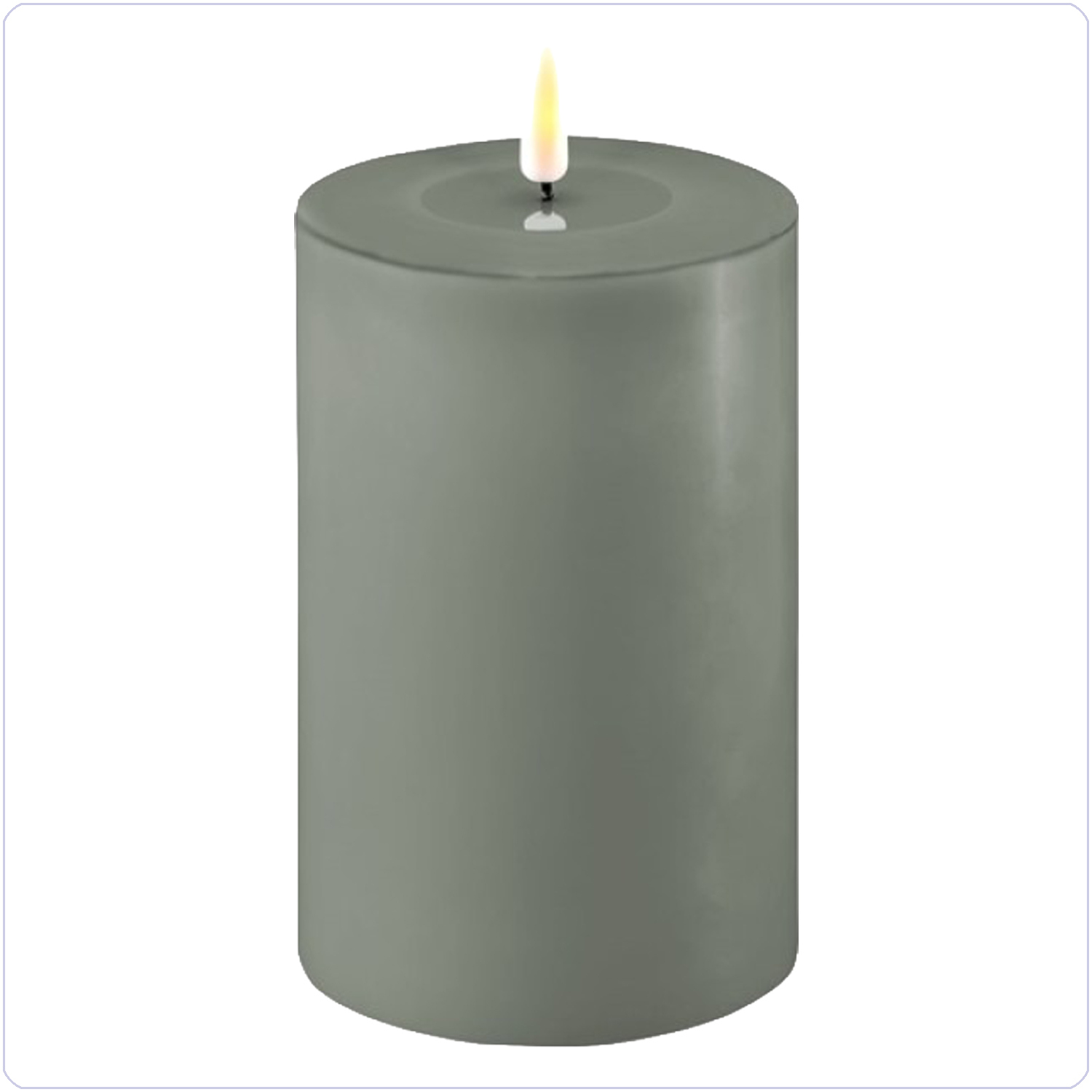 Bunzlau Kaars 10x15cm (60H115) - Salie (111S)