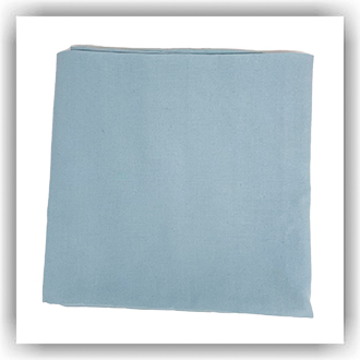 Bunzlau Tafelkleed 130x130cm lichtblauw (60TK03)