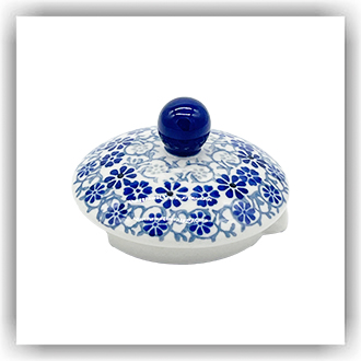 Bunzlau Theepot deksel 1300ml (9997) - Blue Fountain (2614)