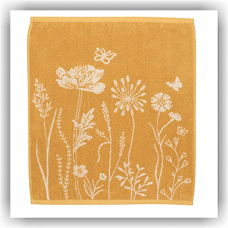 Bunzlau Setje Wild Flowers okergeel (TS44)
