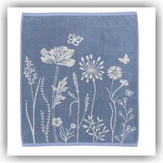 Bunzlau Setje Wild Flowers grijsblauw (TS45)